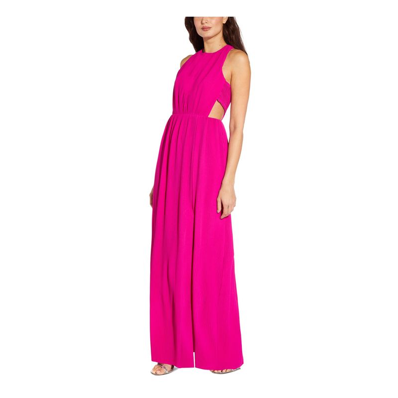 Aidan Aidan Mattox Womens Pink Lined Sleeveless Full-Length Gown Dress 10
